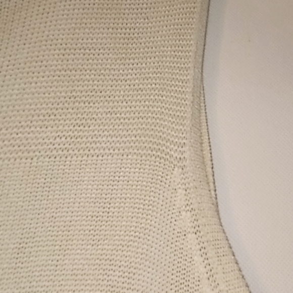 MAG TOP MAGASCHONI TOP SILK BLEND RACER BACK Cream Size Small - Picture 4 of 4